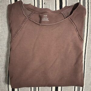 Aerie brown taupe Sweatshirt size xl